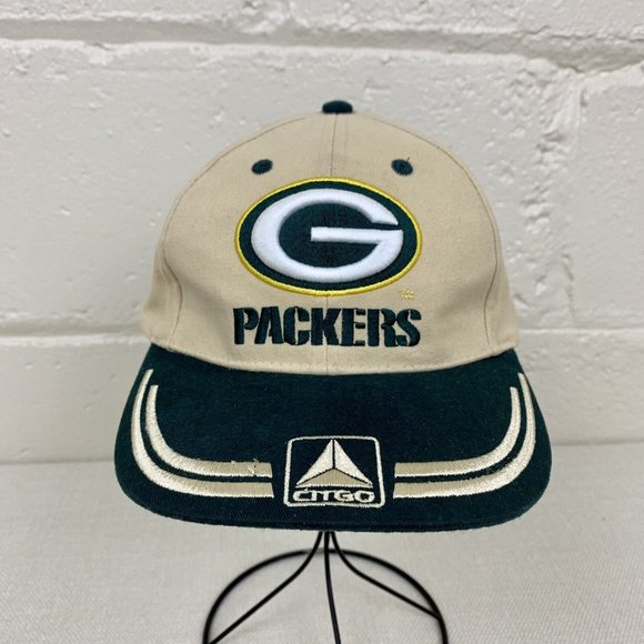 Green Bay Packers Vintage NFL Football Retro Embroidery Hat Cap Snapback - Picture 2 of 8